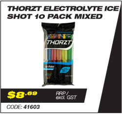 Thorzt Electrolyte Ice Shot 10 Pack Mixed Flavours
